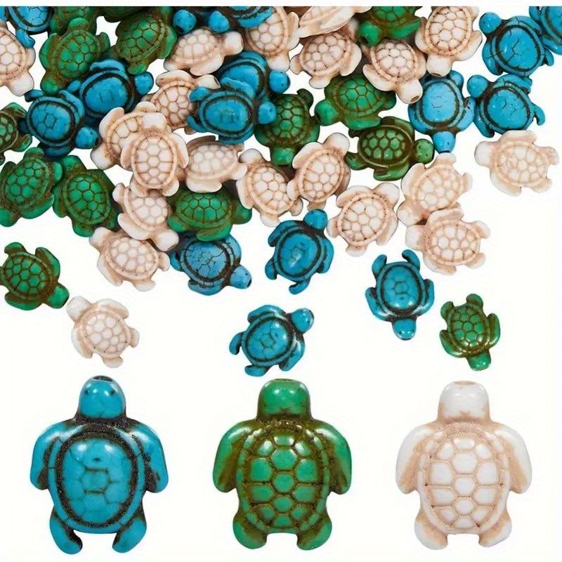 Jewelry Making Birthday Party - 8pcs Multicolor Turquoise Beads Summer Marine