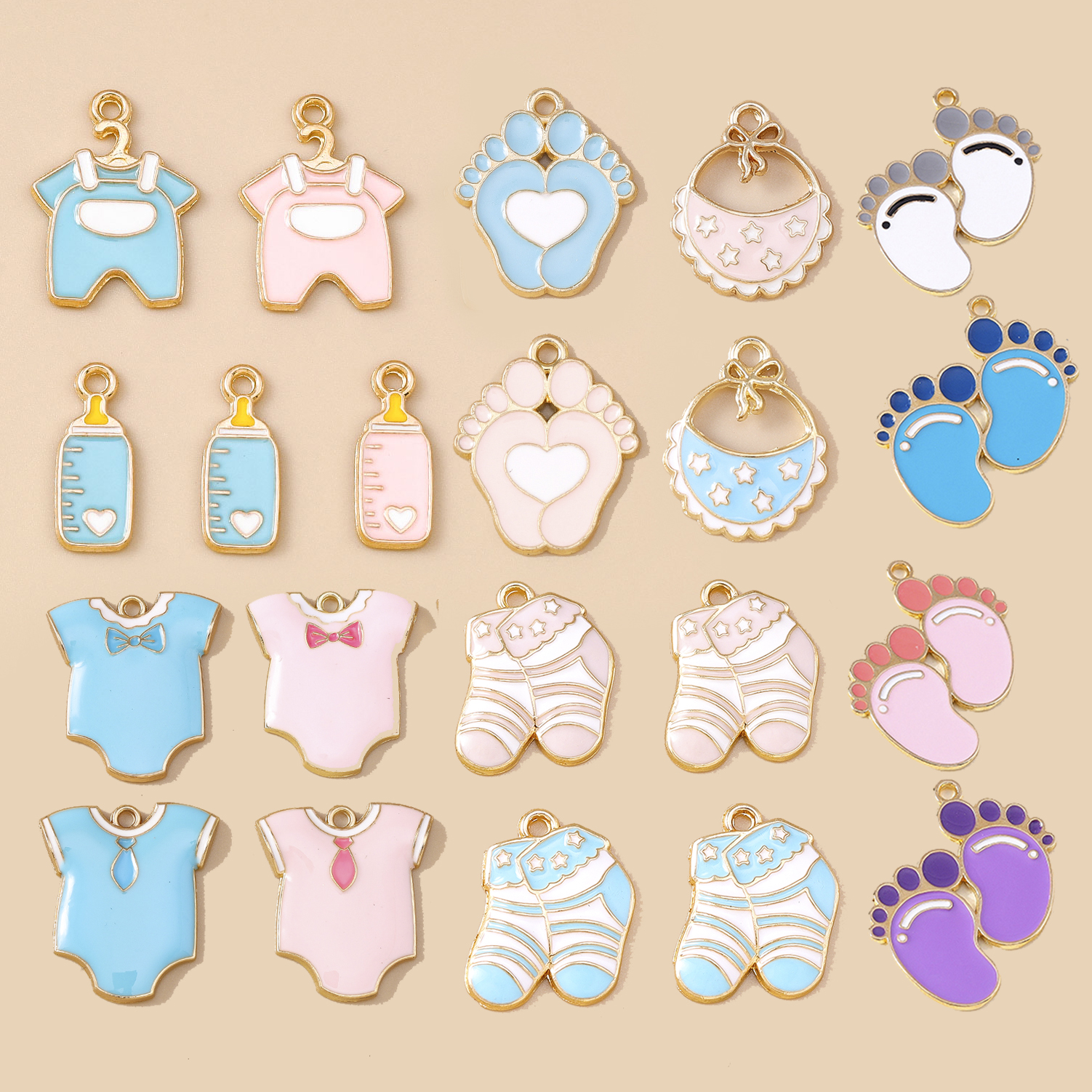 Jewelry Making 3 Year Old - Leslie 10pcs Cute Baby Clothes Feeding