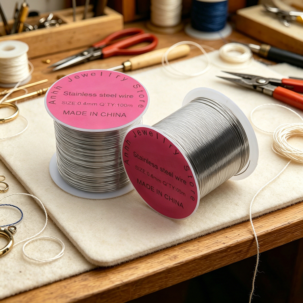 Jewelry Making Yarn - SS304 Stainless Steel Soft Wire 0.2-0.6mm