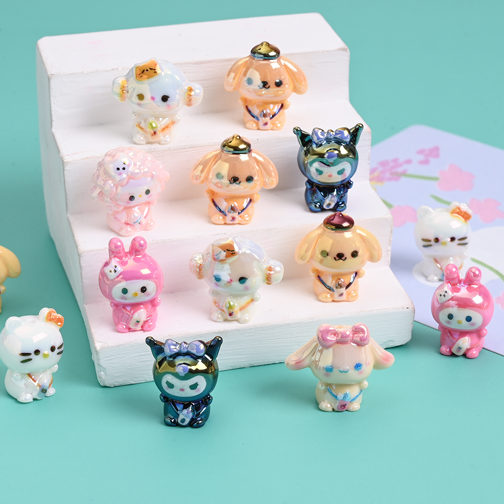 Jewelry Making 3 Year Old - 10Pcs Sanrio Resin Focus Bead Baby