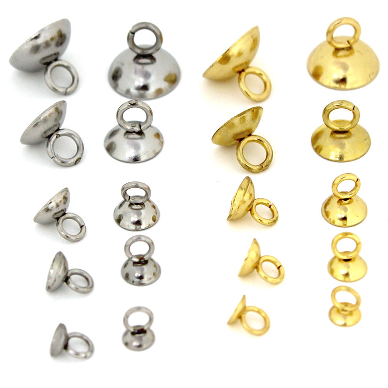 Jewelry Making Equipment - 20Pcs 4/5/6/8/10mm Stainless Steel Beads End