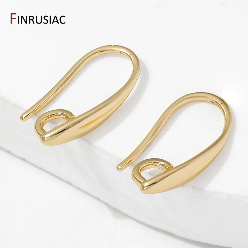 Jewelry Making Essentials - 14K Gold Plated Brass Smooth Earring