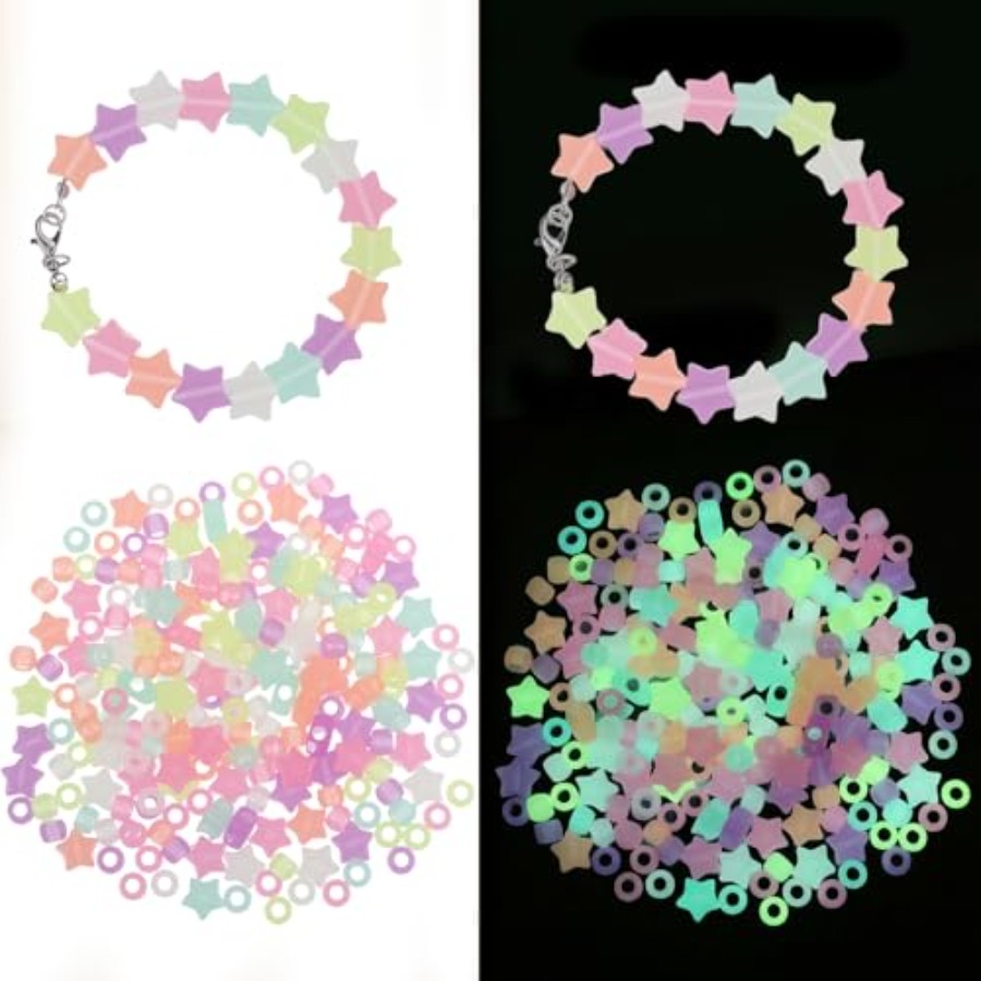 Jewelry Making Birthday Party - 220 Pcs Glow in The Dark