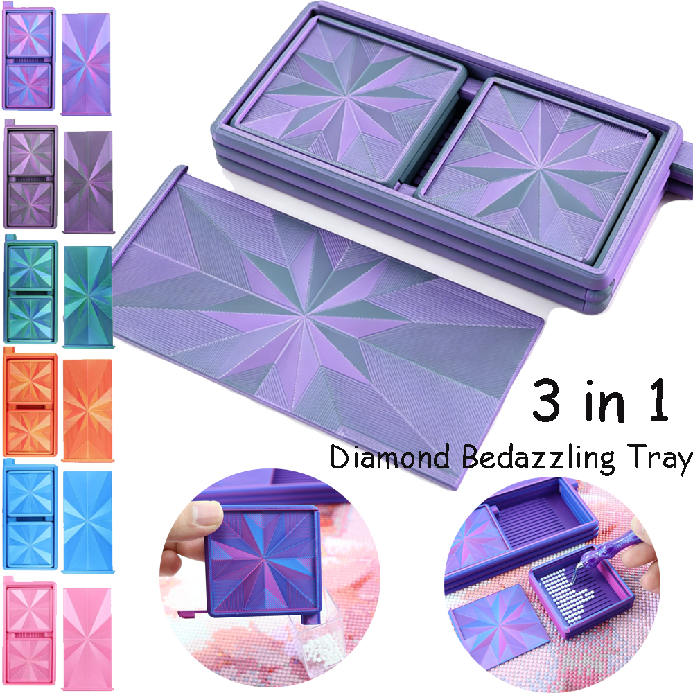 Bead Organizer Tray - 3 in 1 Diamond Art Trays