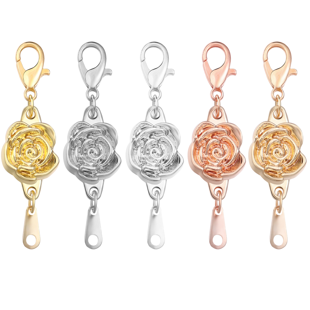 Jewelry Making Brass - 5pcs/lot Strong Magnetic Clasps Alloy Rose