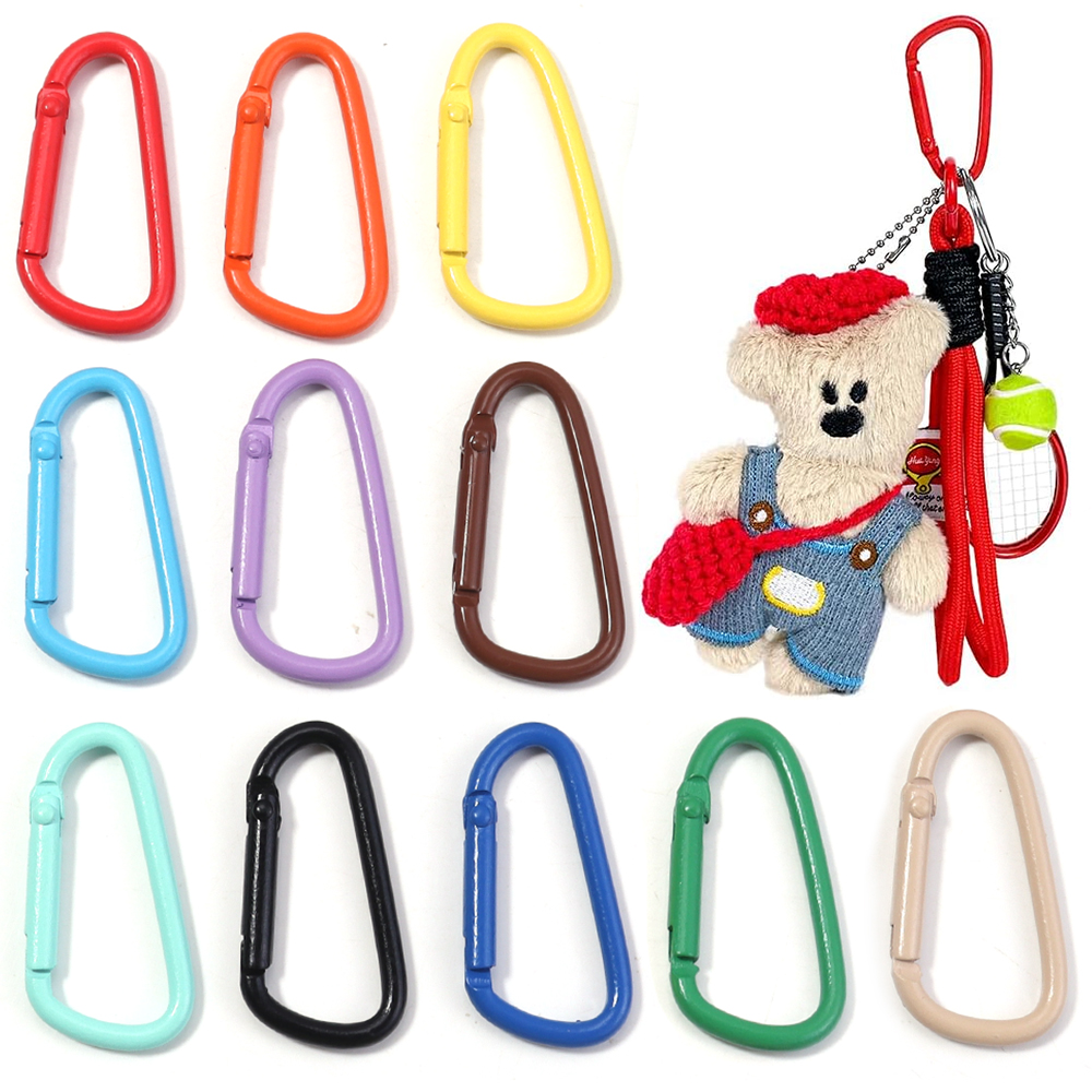 10pcs Colorful Carabiner Clip  - Jewelry Making A Ring avis et prix