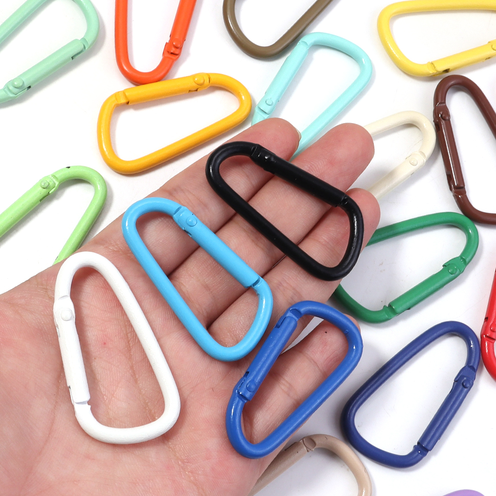 10pcs Colorful Carabiner Clip  - Jewelry Making A Ring avis et prix