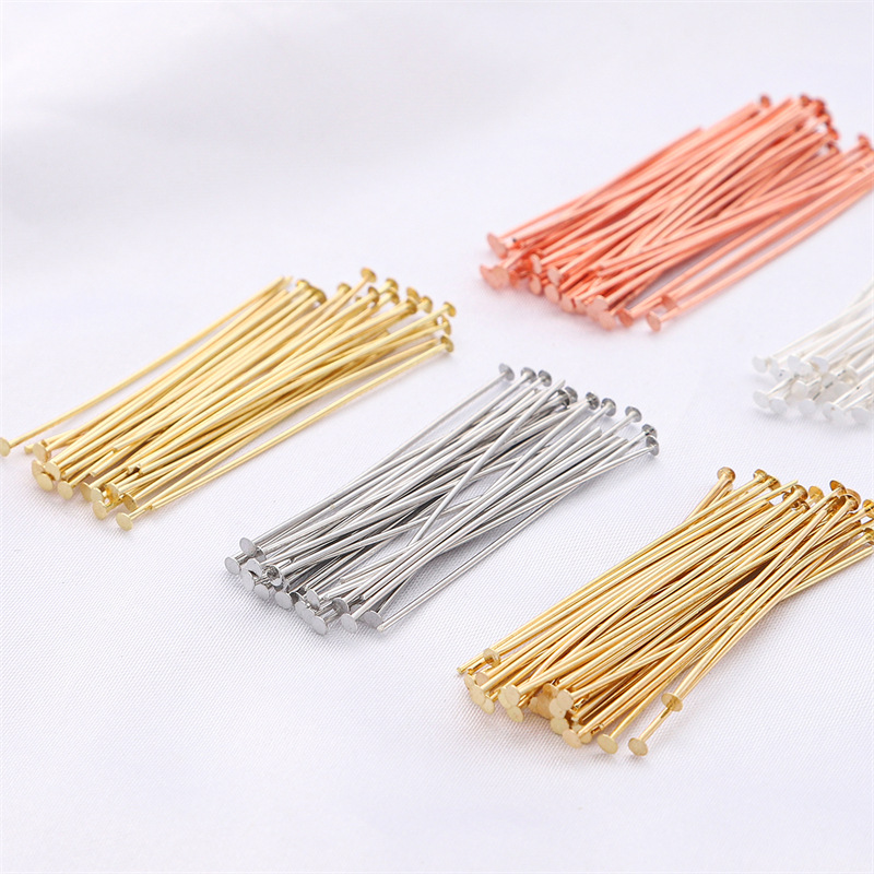 50pcs/pack 925 Sterling Silver - Jewelry Making Head Pins avis et prix