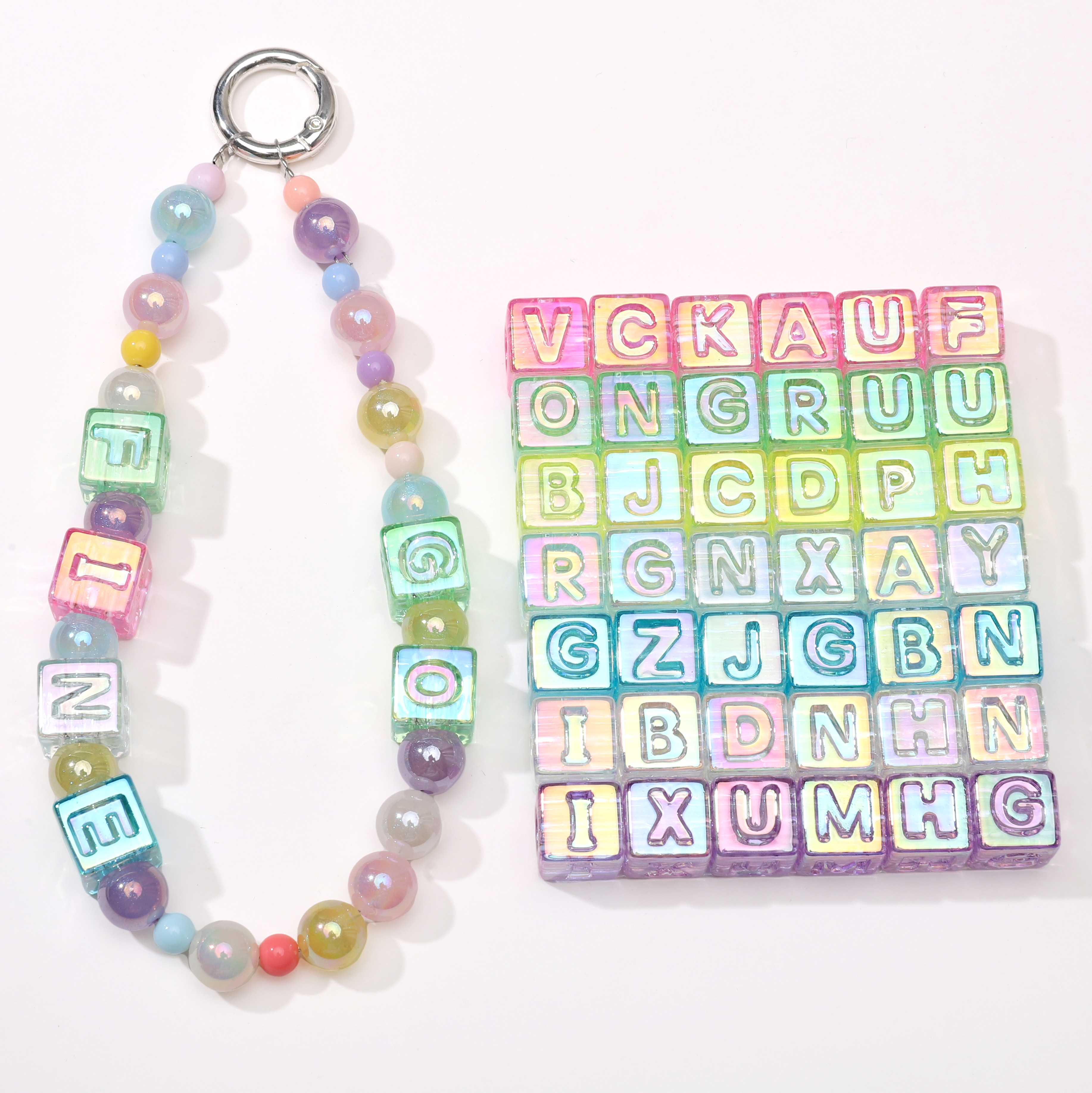 10Pcs beading Colorful Clear L - Jewelry Making Birthday Party avis et prix