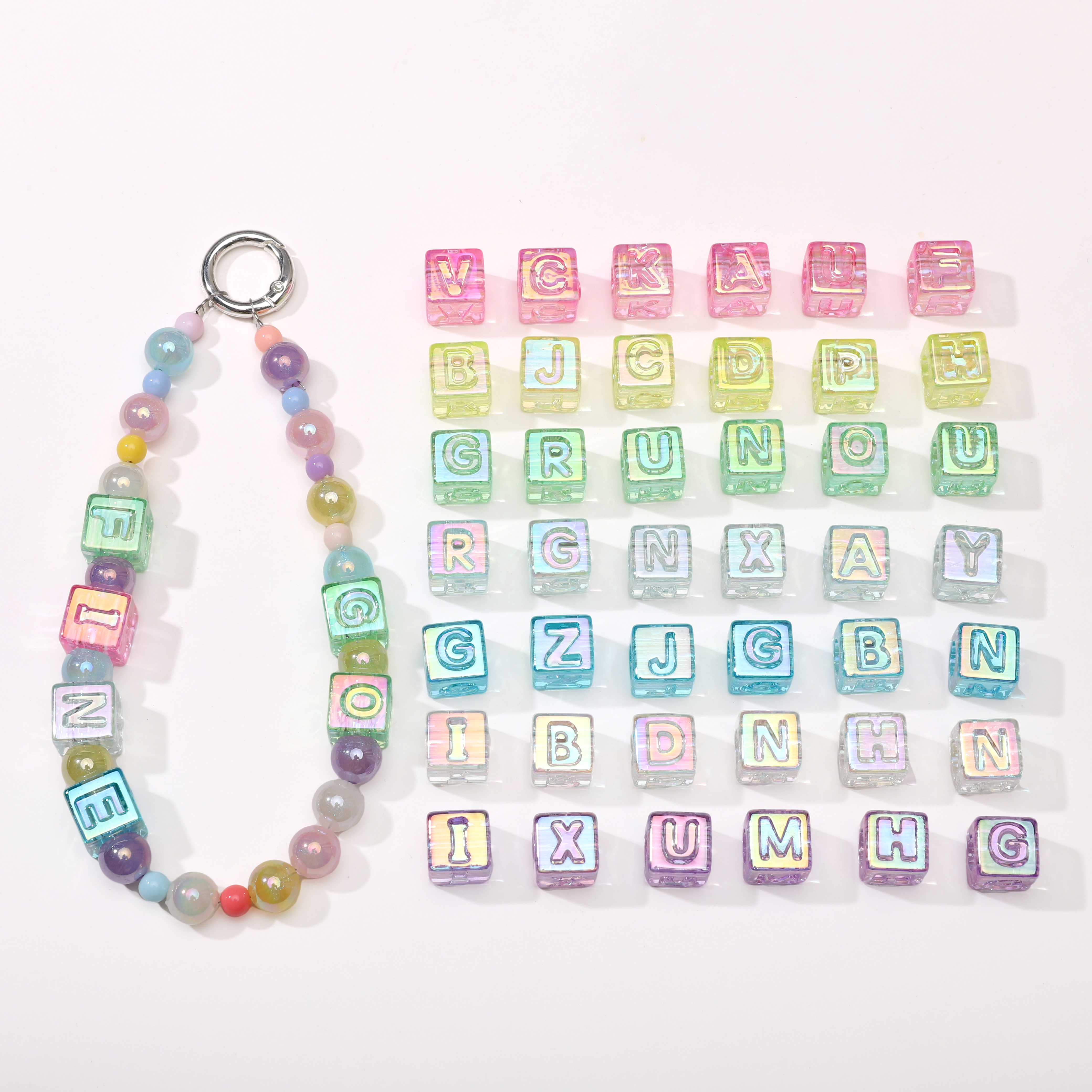 10Pcs beading Colorful Clear L - Jewelry Making Birthday Party avis et prix