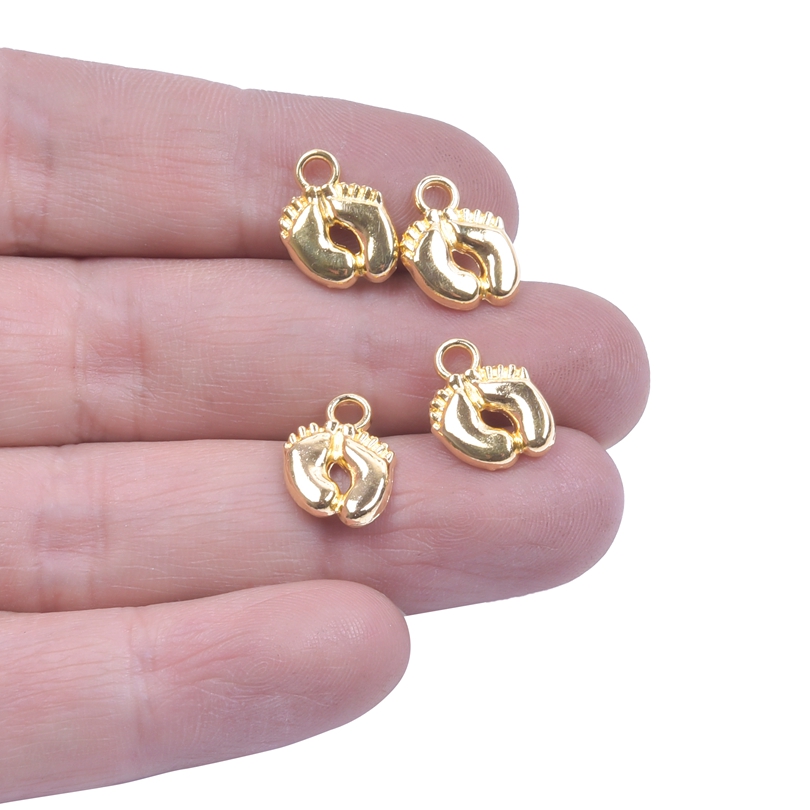 20-50pcs Charms Baby Feet Foot - Jewelry Making 3 Year Old avis et prix