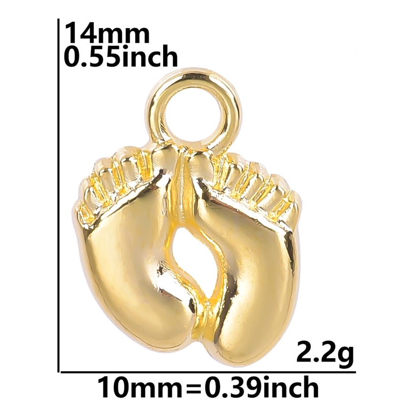 20-50pcs Charms Baby Feet Foot - Jewelry Making 3 Year Old avis et prix