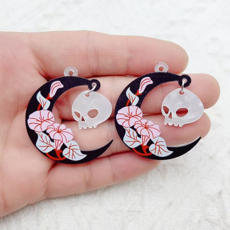10pcs Halloween Acrylic Ghost  - Jewelry Making Diy avis et prix