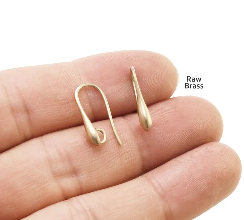 20pcs Teardrop Earring Wires,  - Jewelry Making Brass avis et prix