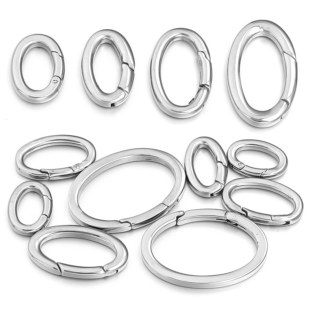 1pc Stainless Steel Spring Cla - Jewelry Making A Ring avis et prix