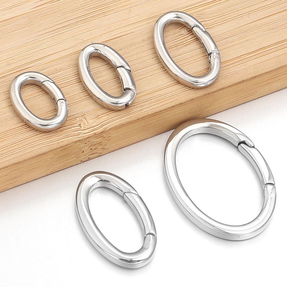 1pc Stainless Steel Spring Cla - Jewelry Making A Ring avis et prix