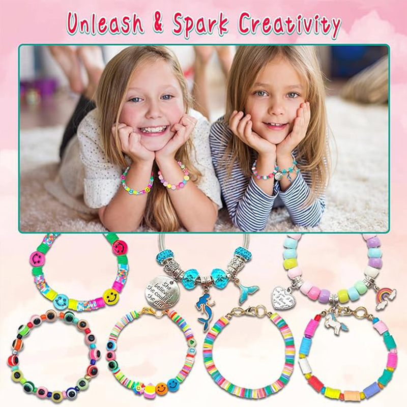 3400pcs Beads Charms Jewelry M - Jewelry Making Birthday Party avis et prix