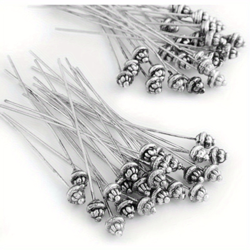 10PCS 55mm/2.17 Inch Head Pins - Jewelry Making Head Pins avis et prix
