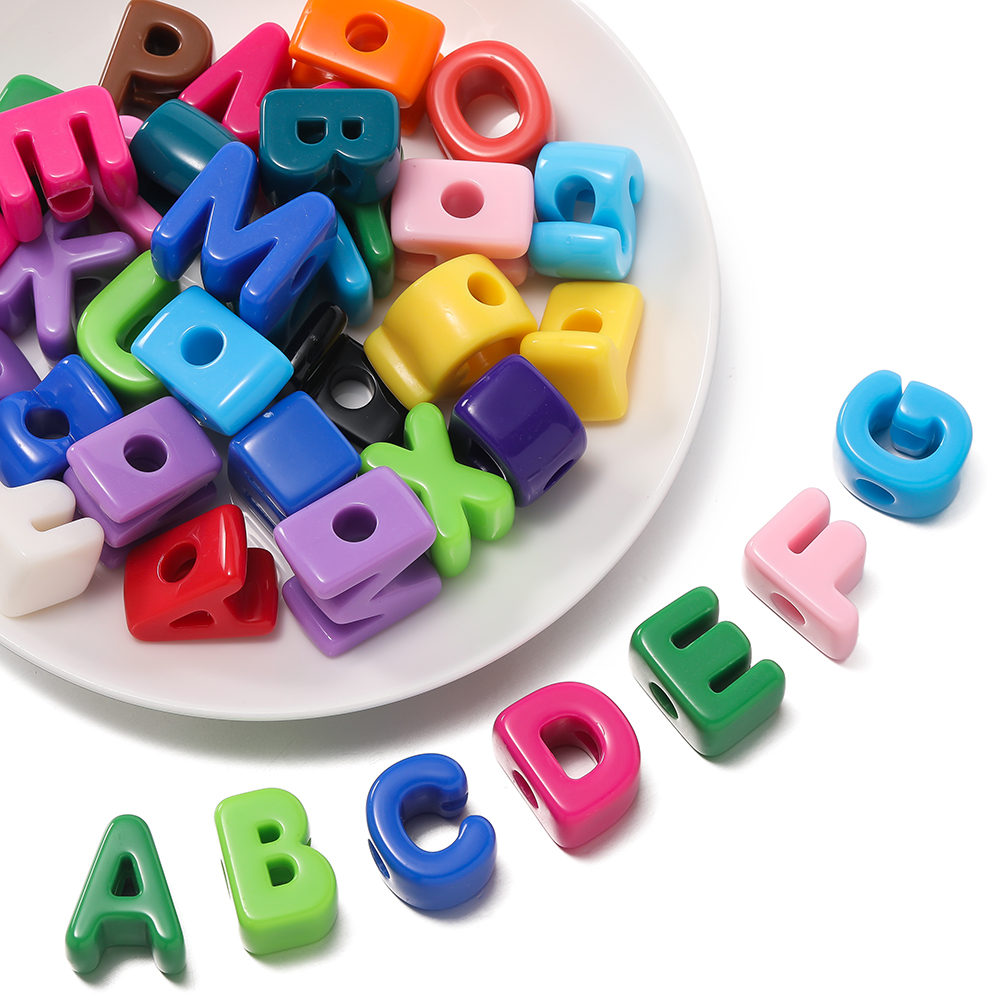 10pcs/lot Multi Color Big Hole - Jewelry Making For Kids avis et prix