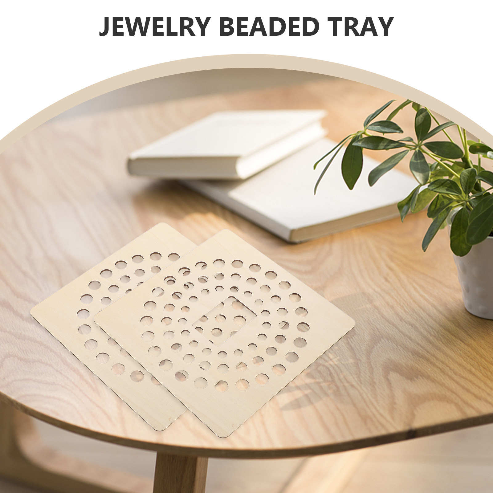 4Pcs Wooden Bead Tray Jewelry  - Bead Organizer Tray avis et prix