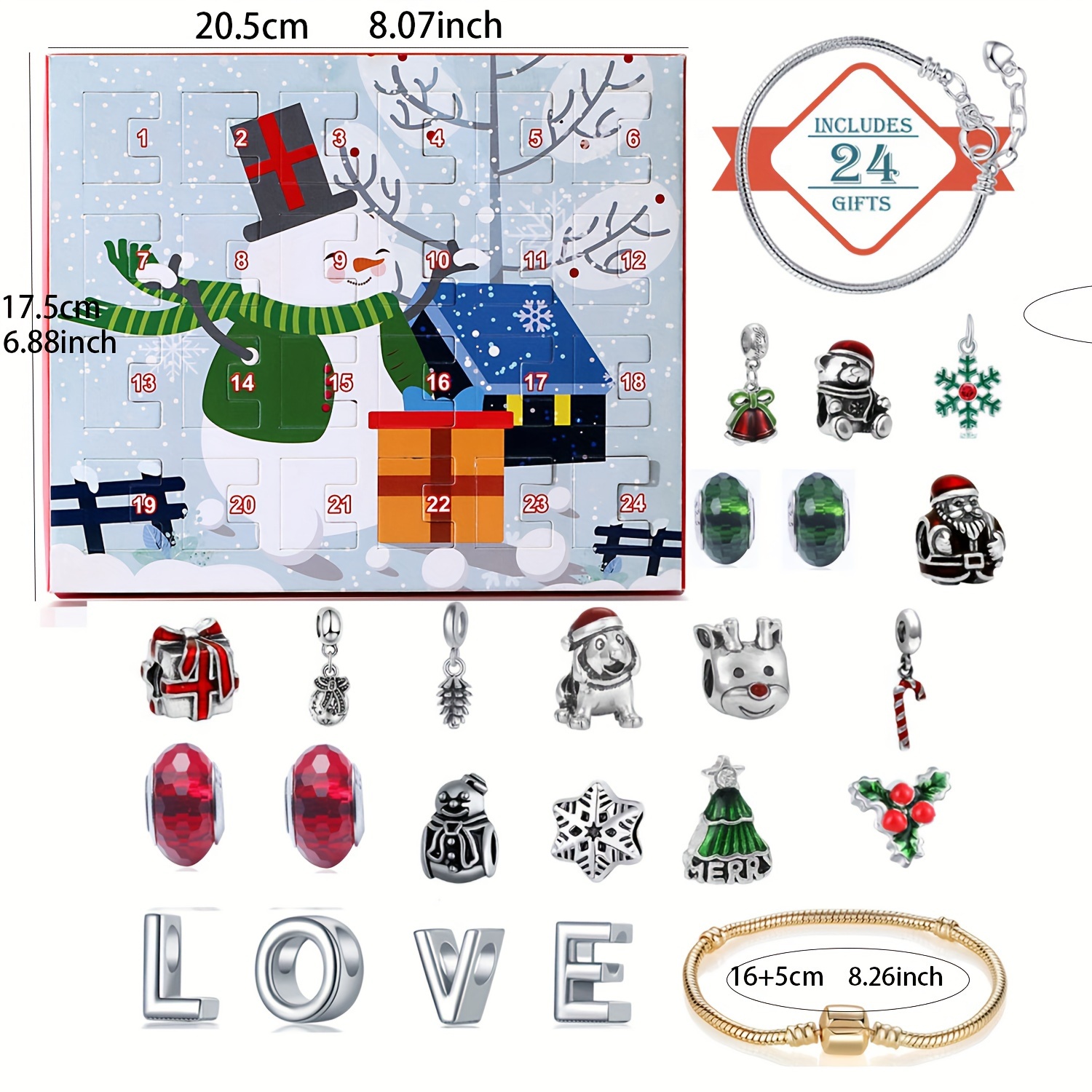 Snowman Christmas Advent Calen - Jewelry Making Birthday Party avis et prix