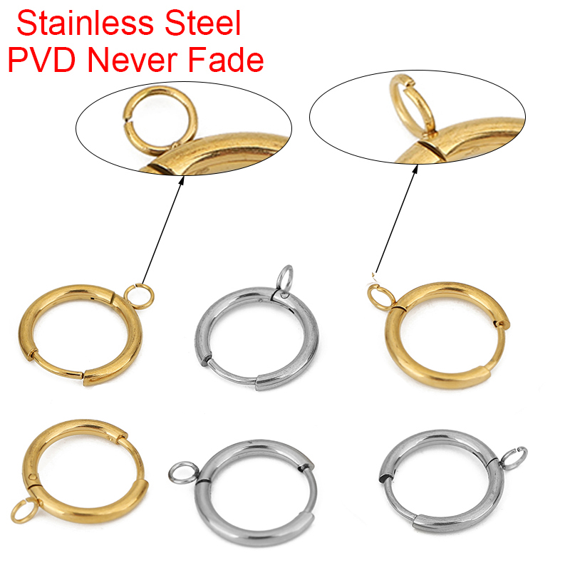10pcs PVD Never Fade Earrings  - Jewelry Making Essentials avis et prix