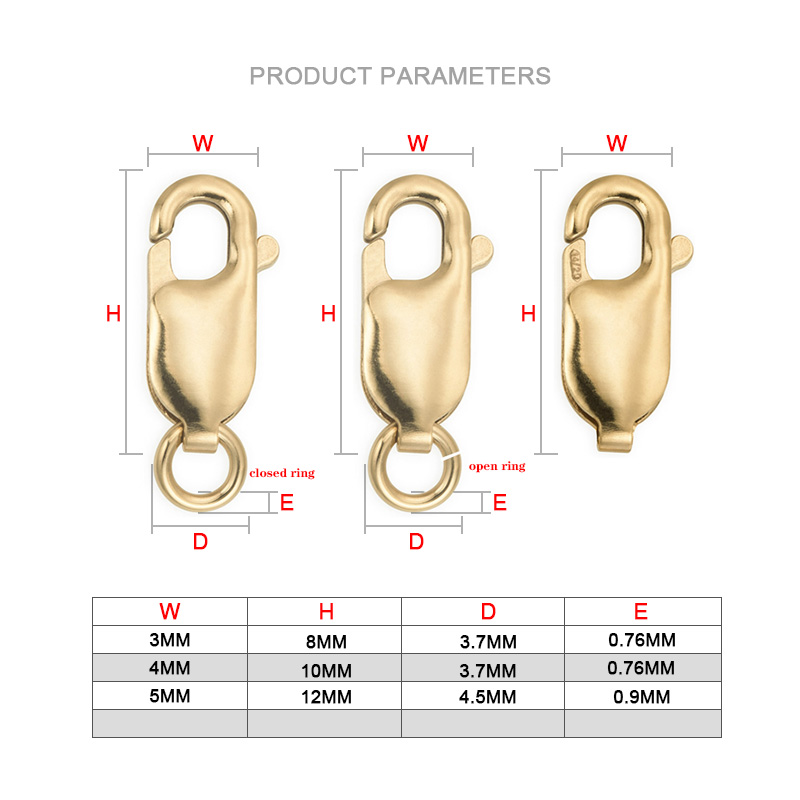 Lobster Clasp 14K Gold Filled  - Jewelry Making Equipment avis et prix