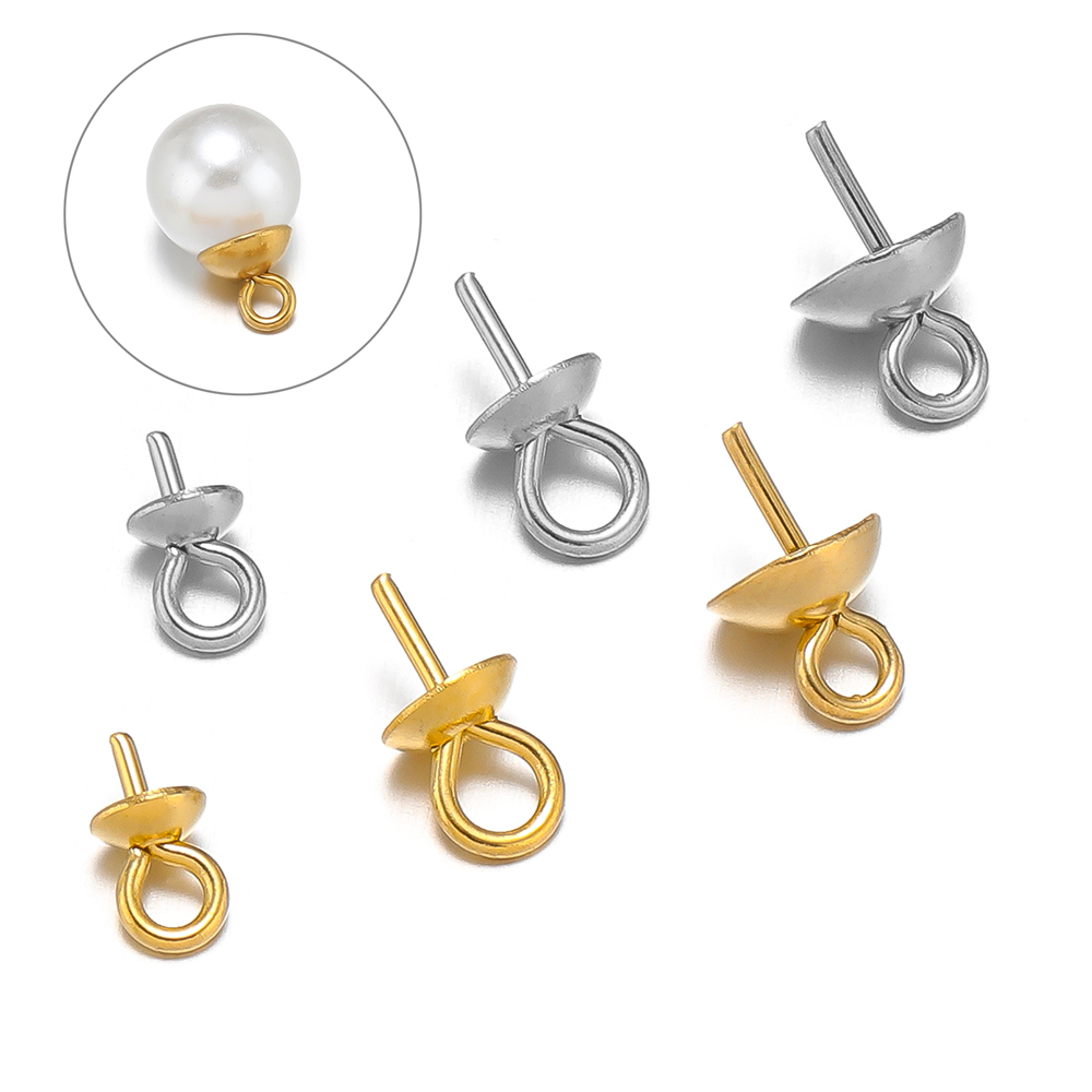 50-100pcs Gold Color Stainless - Jewelry Making Rivets avis et prix
