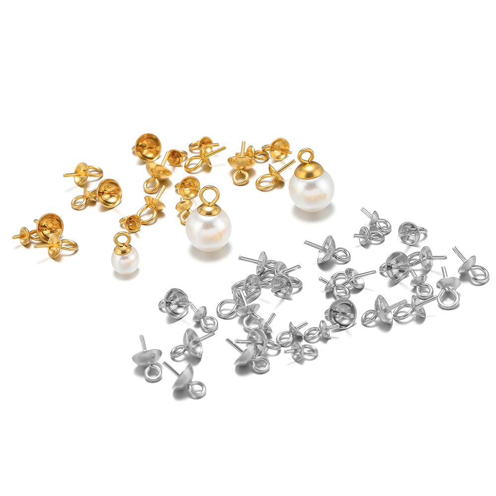 50-100pcs Gold Color Stainless - Jewelry Making Rivets avis et prix