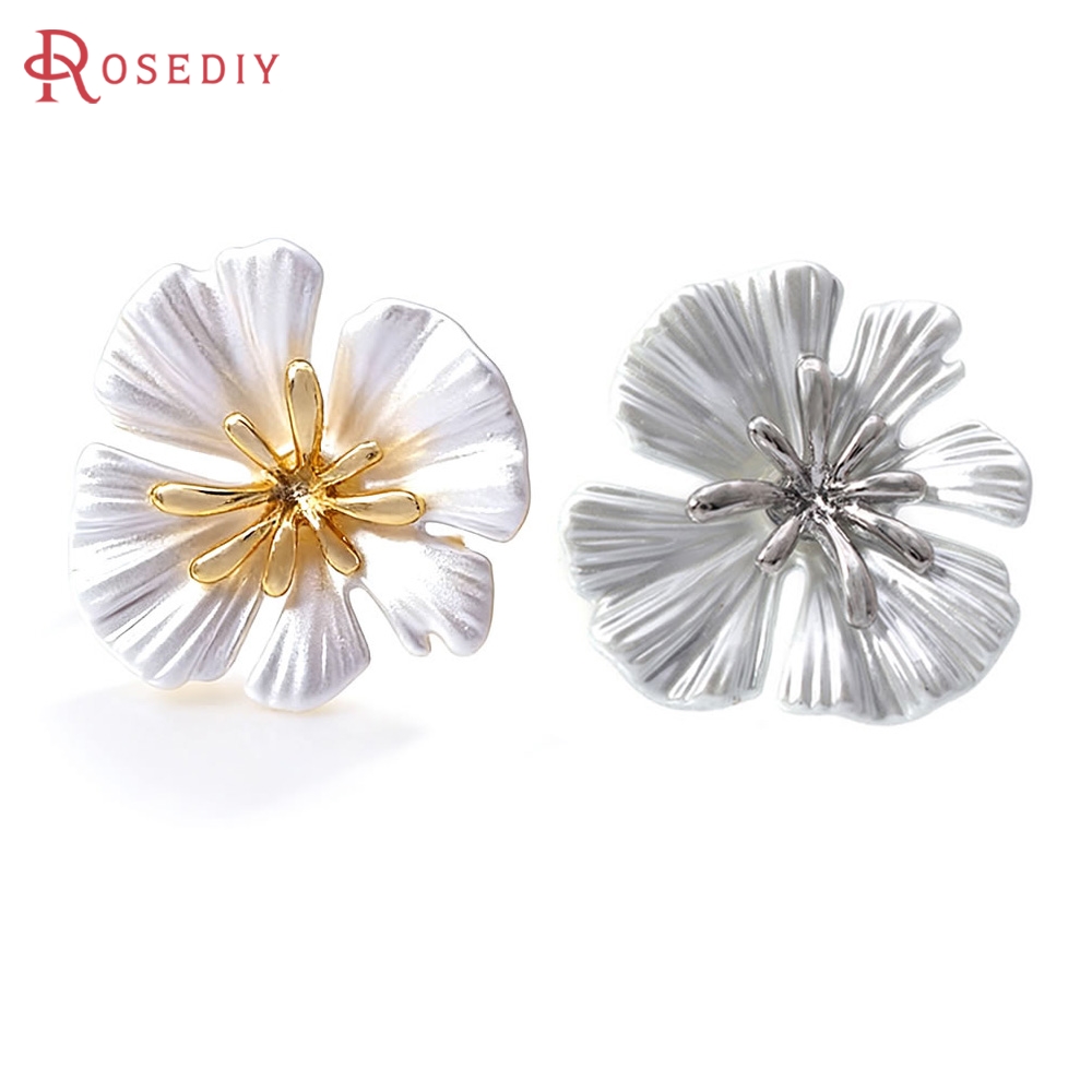 18K Gold Color Brass Flower St - Jewelry Making Brass avis et prix
