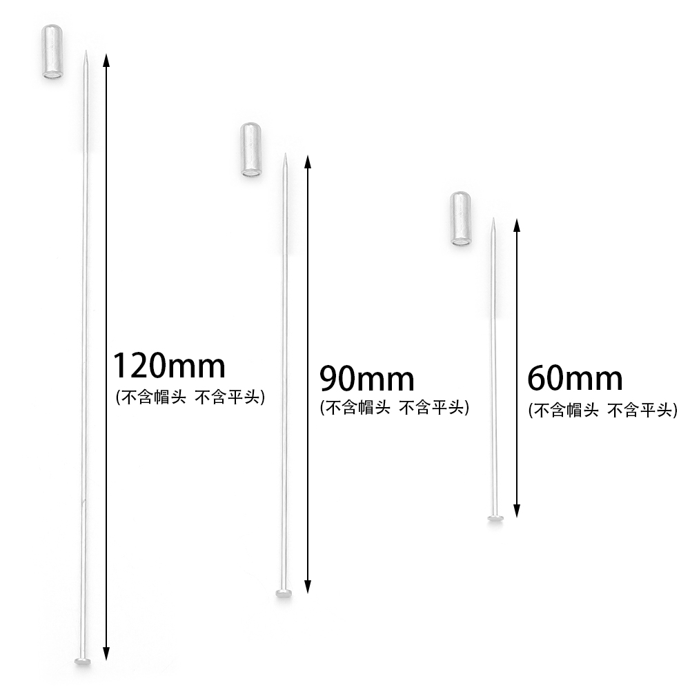10pcs 60/90/120mm Copper Brooc - Jewelry Making Head Pins avis et prix