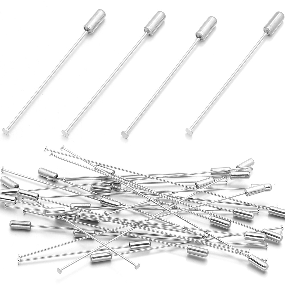 10pcs 60/90/120mm Copper Brooc - Jewelry Making Head Pins avis et prix