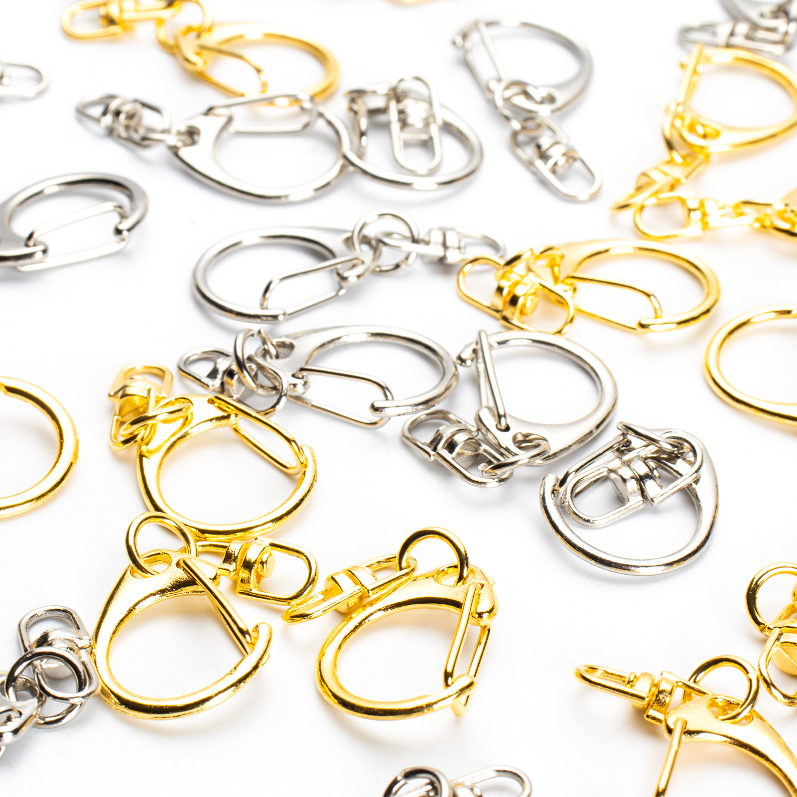 5pcs D Snap Hook Keychain Ring - Jewelry Making Equipment avis et prix