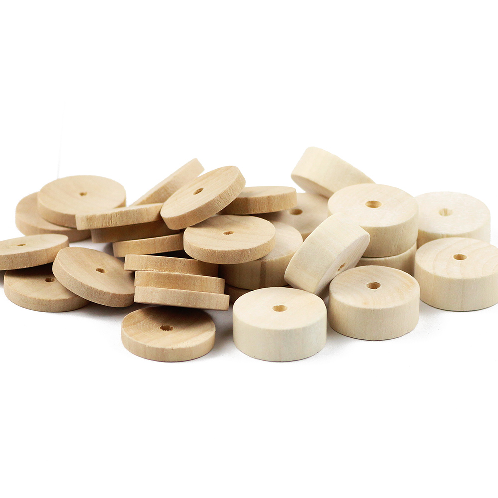 WLYeeS Eco-Friendly Round Wood - Jewelry Making 3 Year Old avis et prix