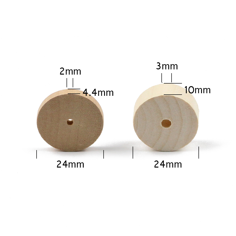 WLYeeS Eco-Friendly Round Wood - Jewelry Making 3 Year Old avis et prix