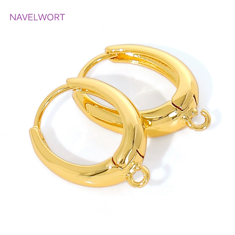 18K Gold Plated Brass Earwires - Jewelry Making Essentials avis et prix