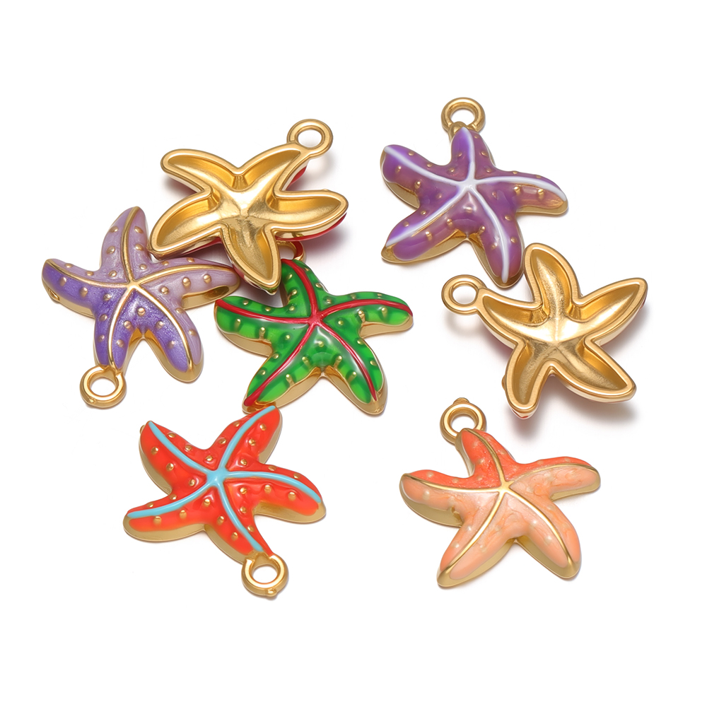 5pcs Stainless Steel Enamel Pi - Jewelry Making For Kids avis et prix