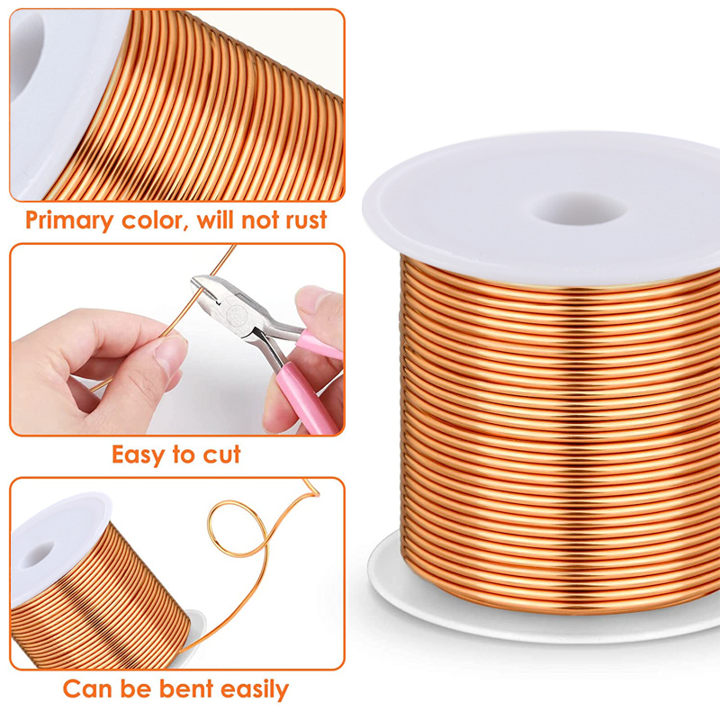 1-3Roll  Soft Copper Wire for  - Jewelry Making Yarn avis et prix