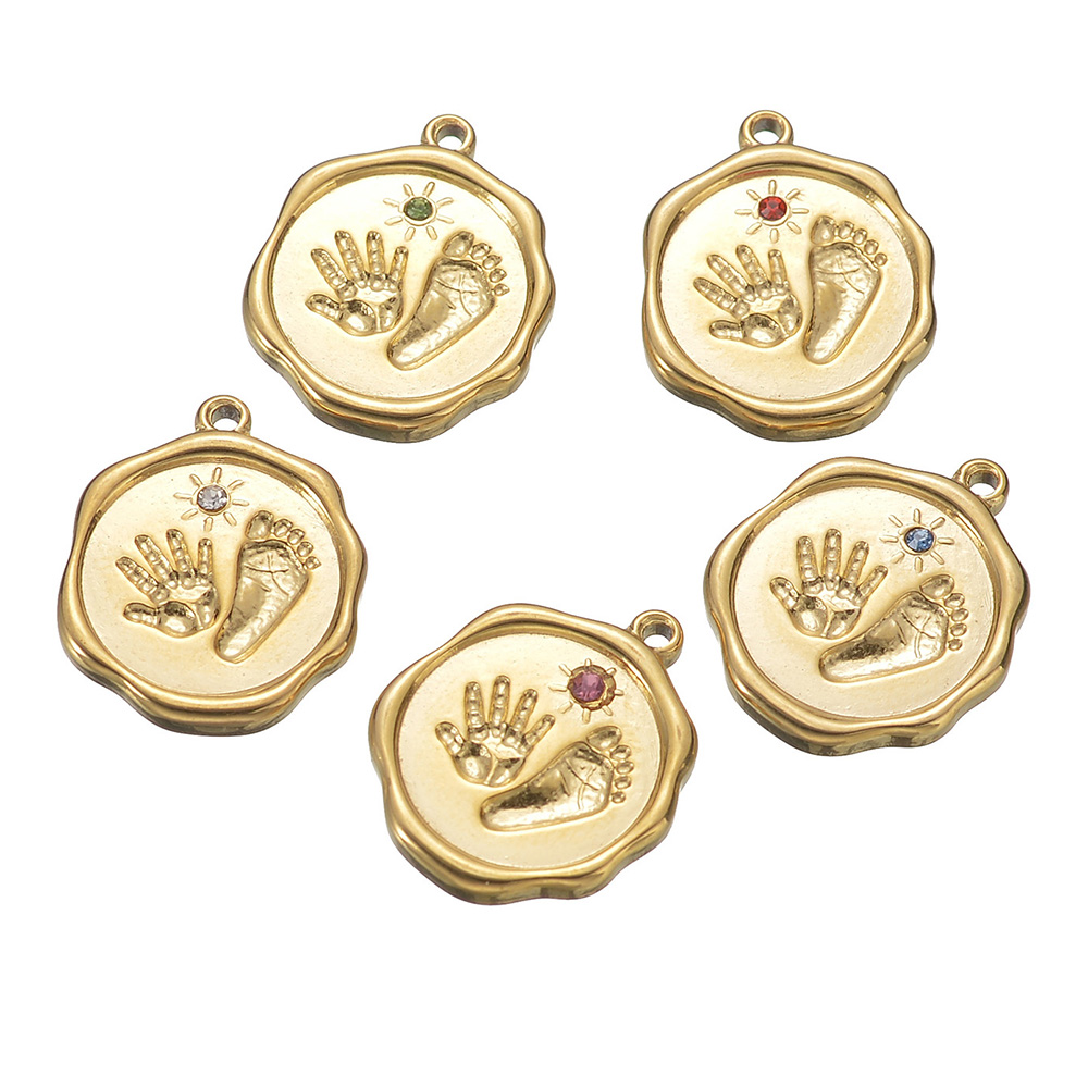 5pcs/lot Stainless Steel Cute  - Jewelry Making 3 Year Old avis et prix