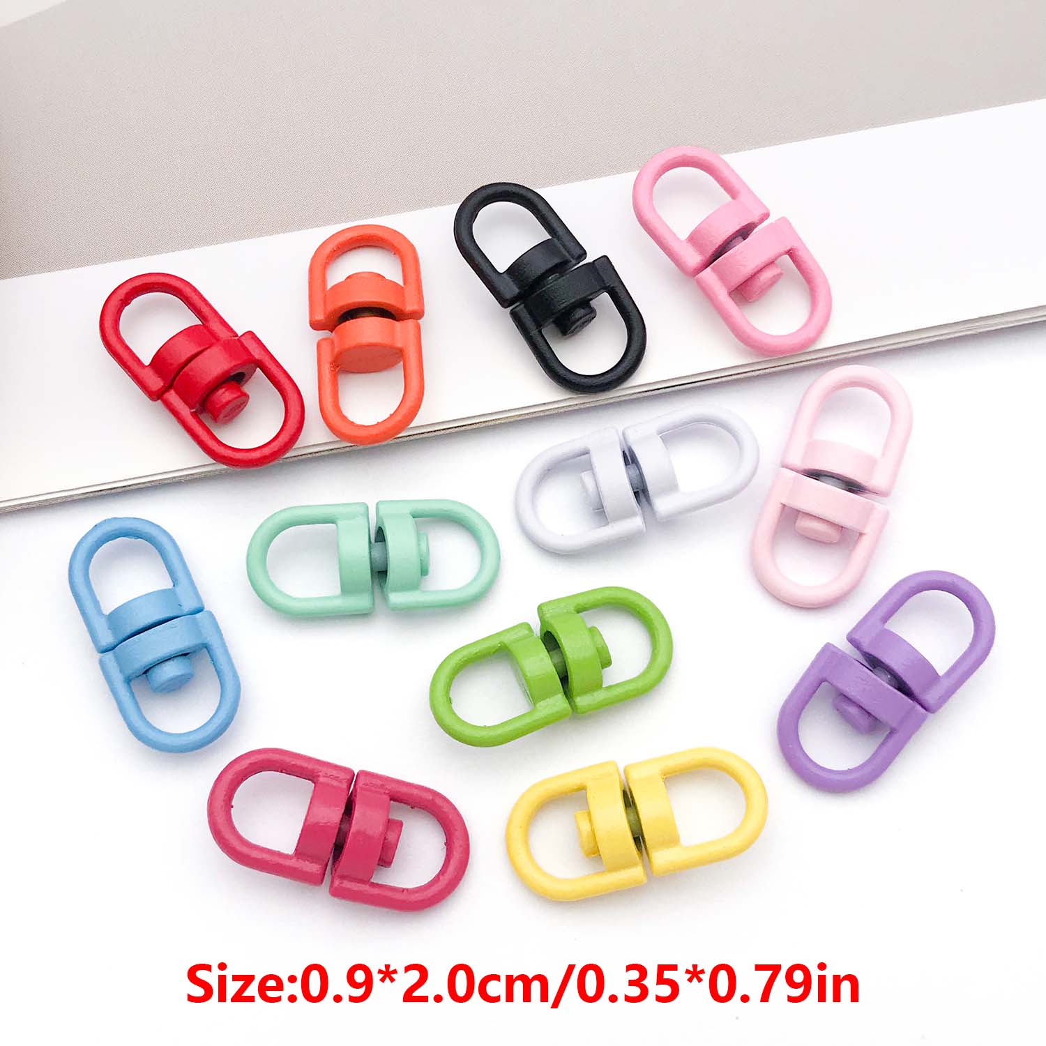 20pcs Metal Rotate Buckle Key  - Jewelry Making A Ring avis et prix