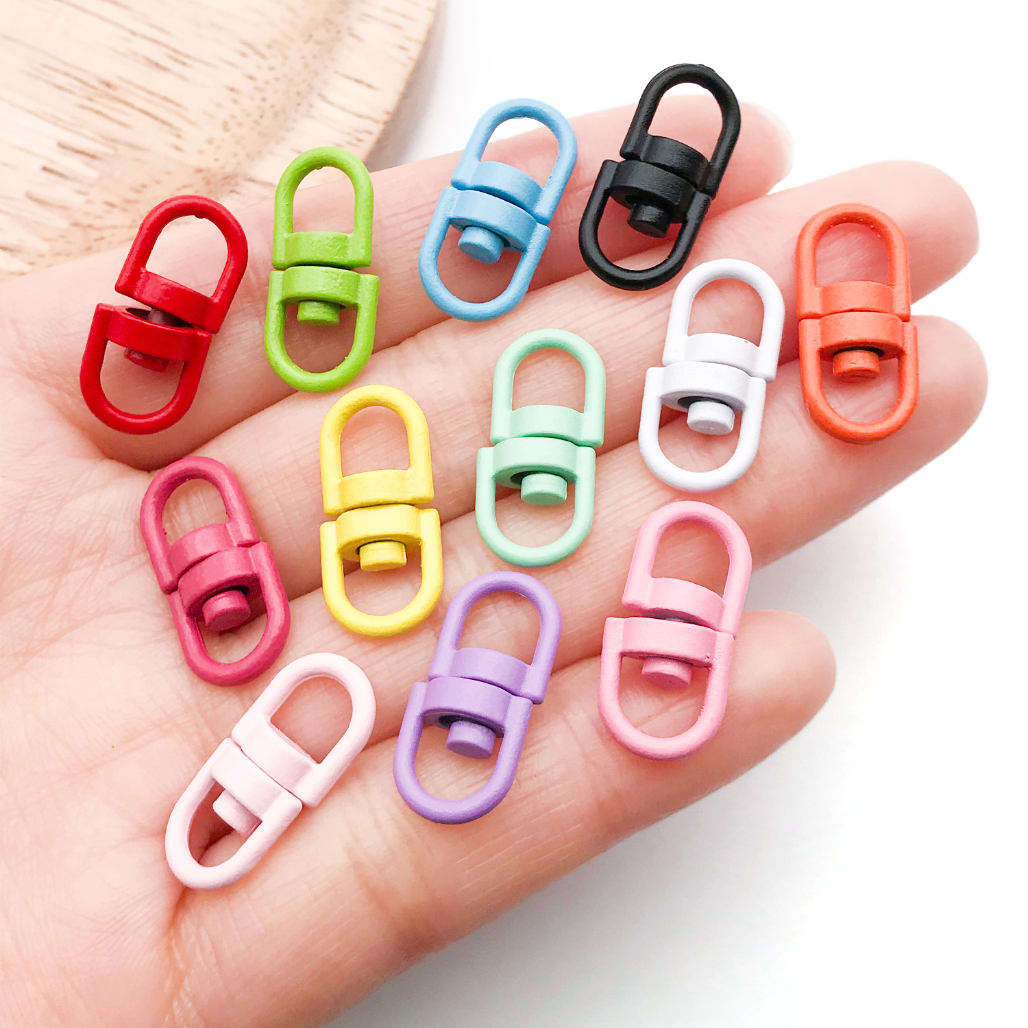 20pcs Metal Rotate Buckle Key  - Jewelry Making A Ring avis et prix
