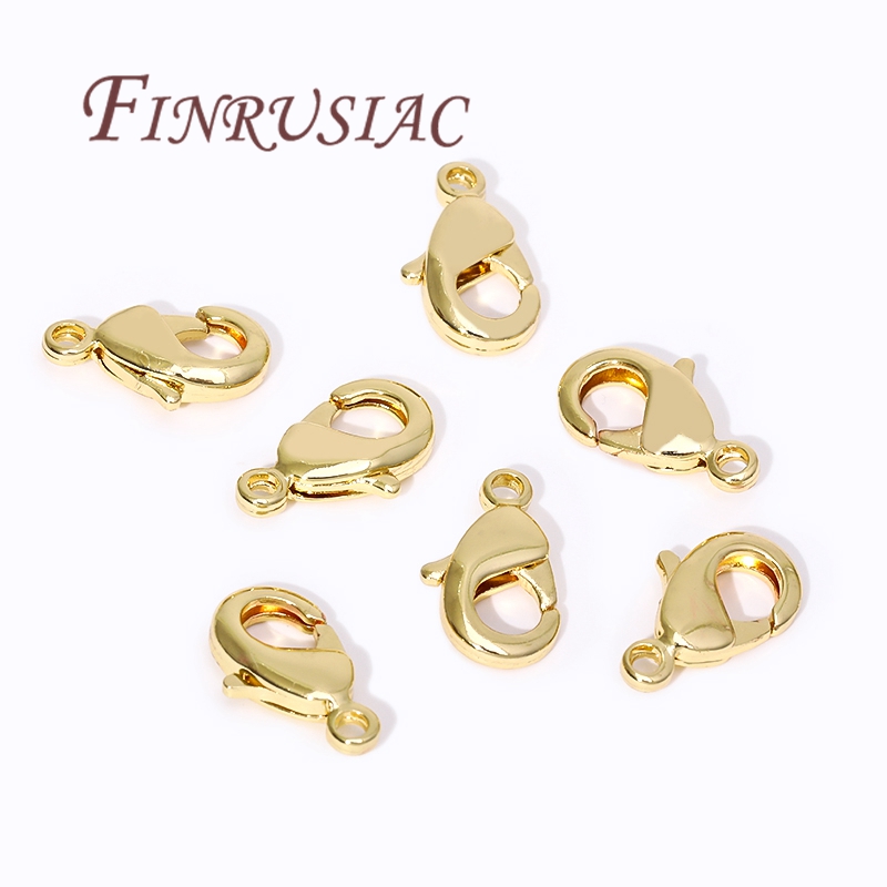 18K Gold Plated Lobster Clasps - Jewelry Making Essentials avis et prix