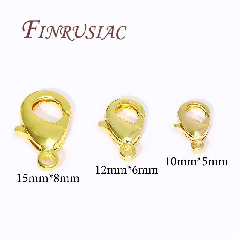 18K Gold Plated Lobster Clasps - Jewelry Making Essentials avis et prix