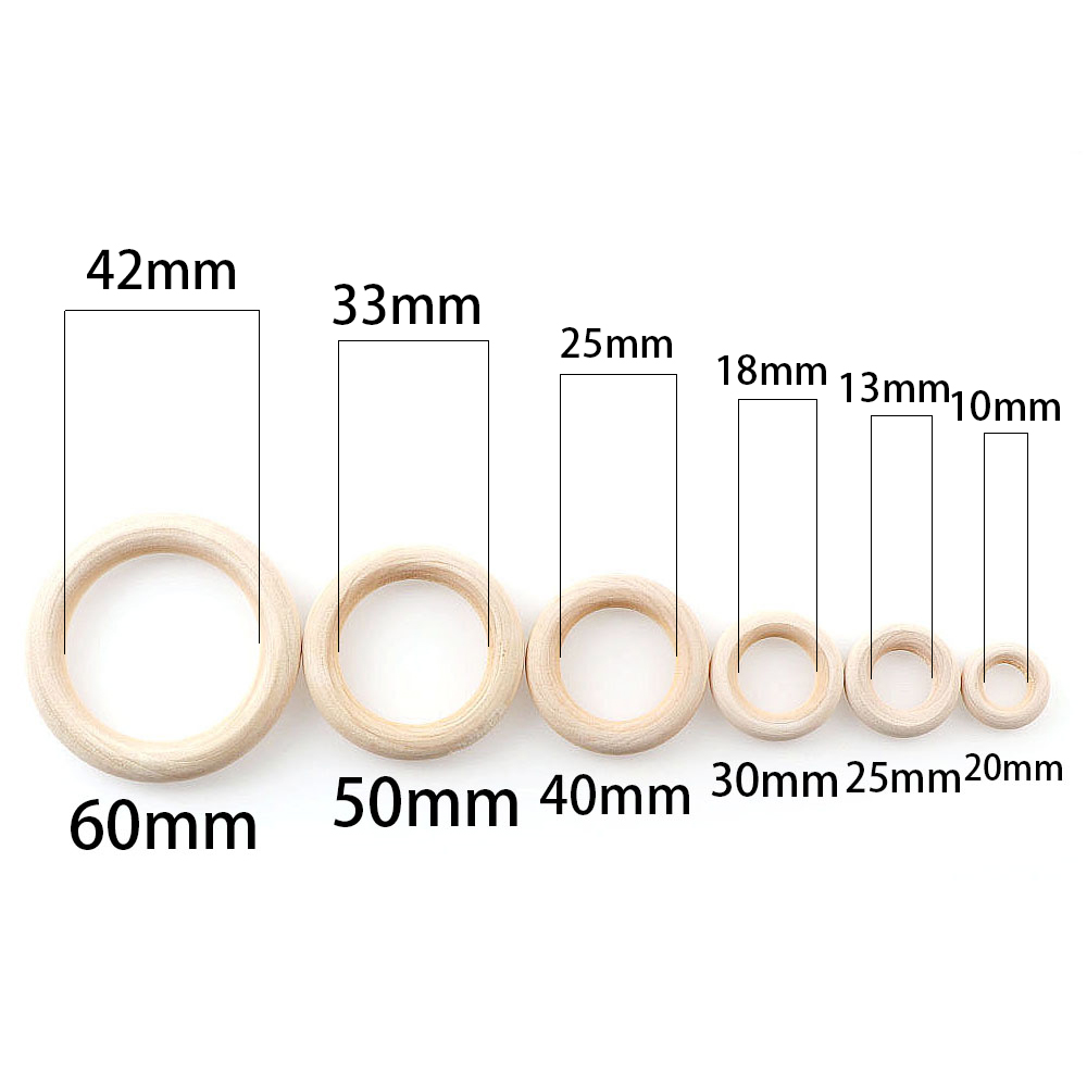 Unfinished Wooden Rings 20-60m - Jewelry Making 3 Year Old avis et prix