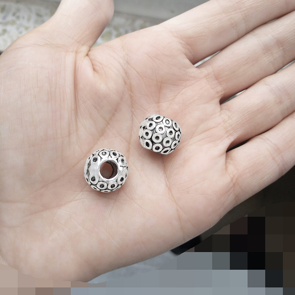 Beads 14mm DIY Large 5mm Hole  - Jewelry Making Rivets avis et prix