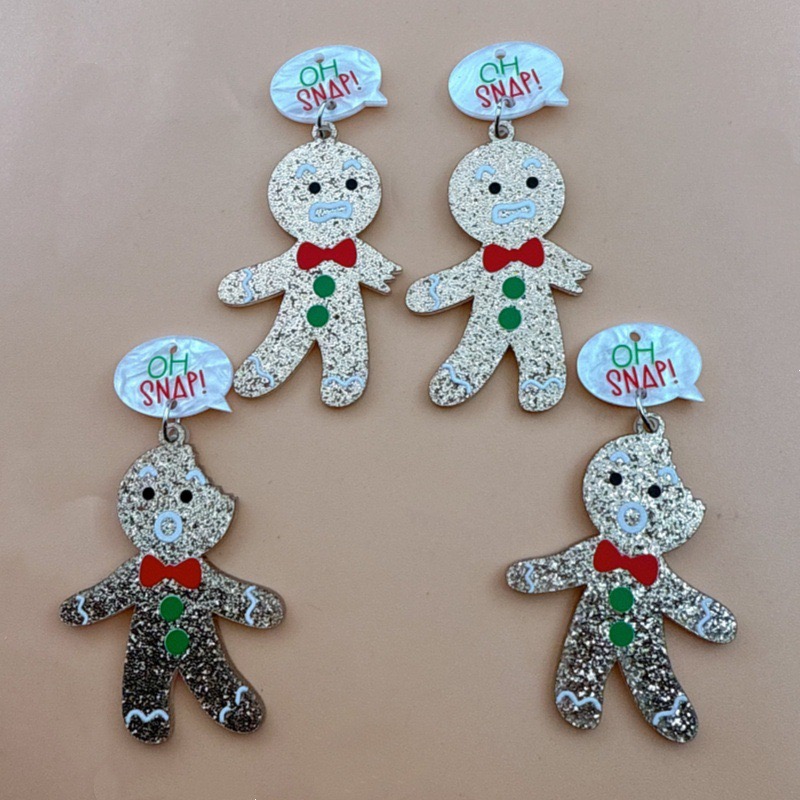 10pcs Cute Christmas Gingerbre - Jewelry Making Diy avis et prix