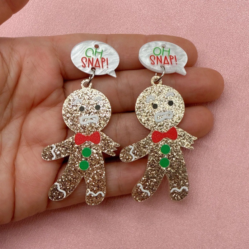 10pcs Cute Christmas Gingerbre - Jewelry Making Diy avis et prix