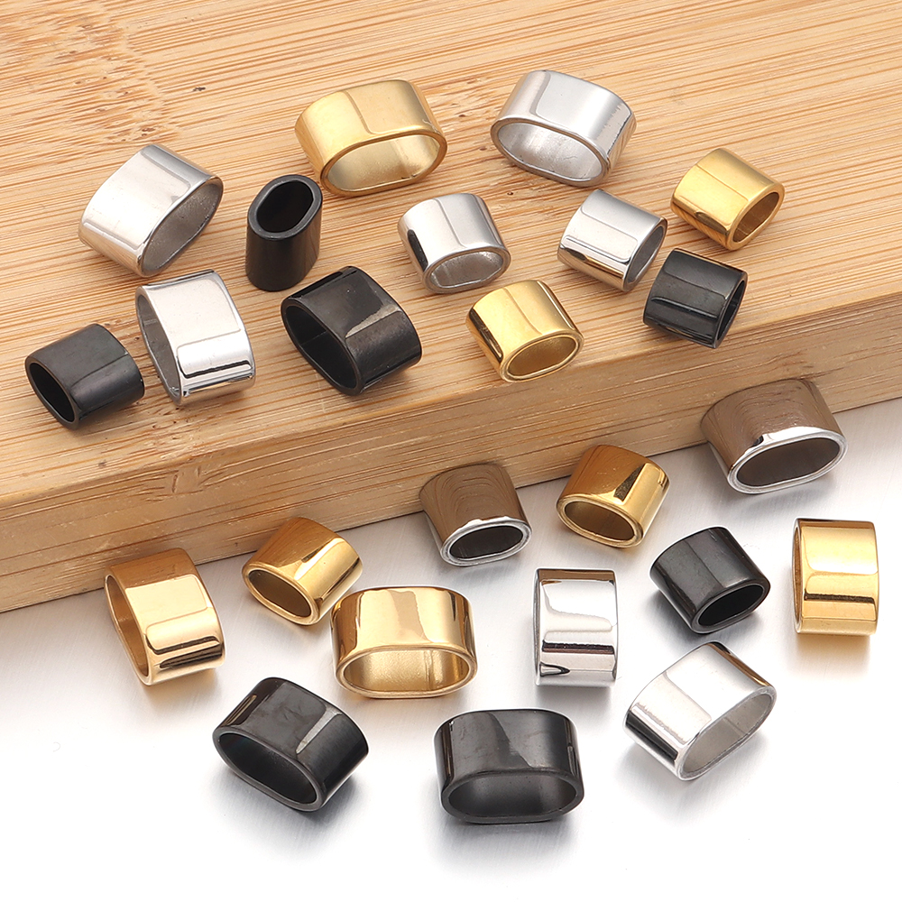 6pcs Flat Stainless Steel Tube - Jewelry Making Equipment avis et prix