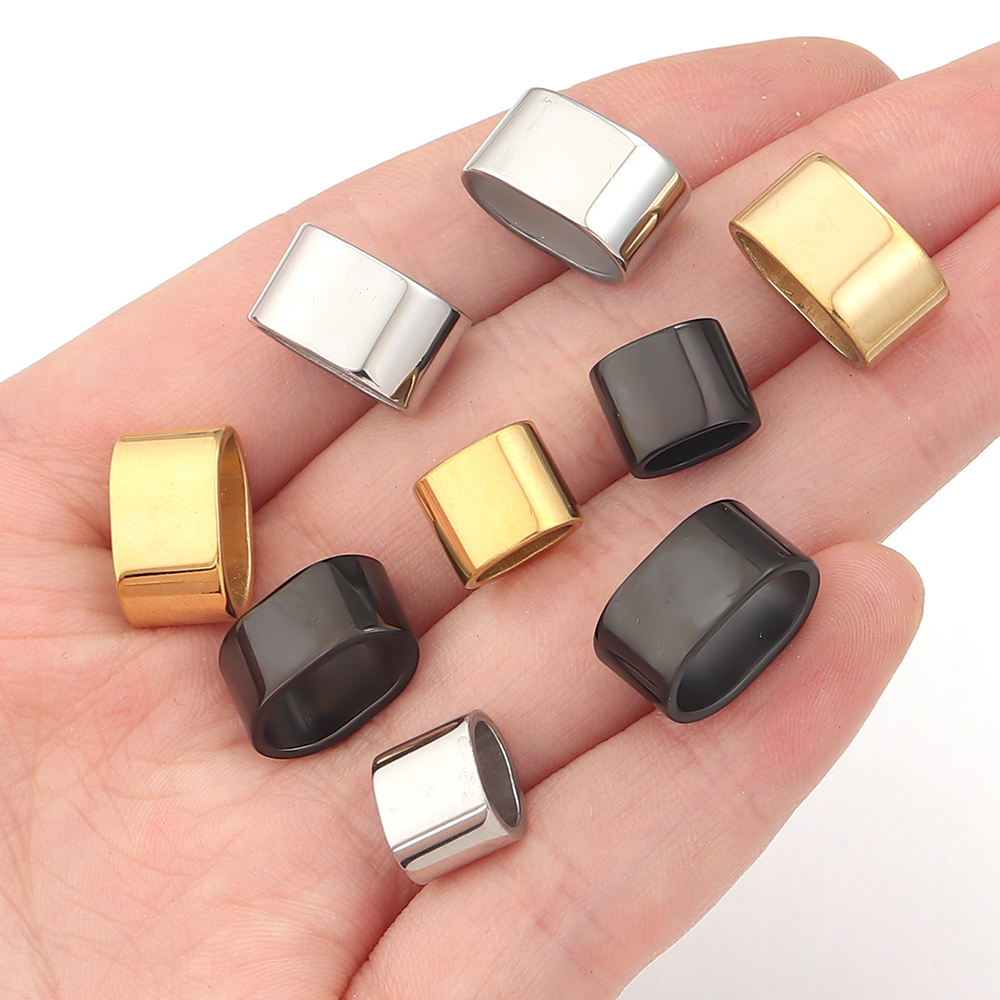 6pcs Flat Stainless Steel Tube - Jewelry Making Equipment avis et prix