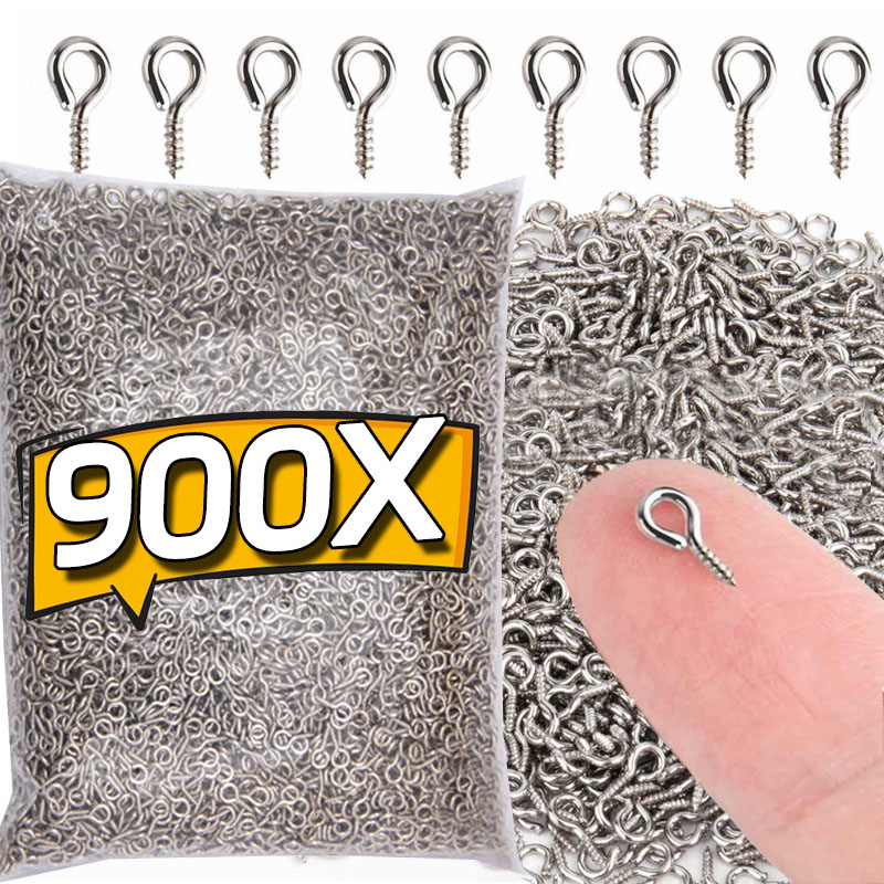 8/10mm Mini Screw Eye Pins Met - Jewelry Making Rivets avis et prix